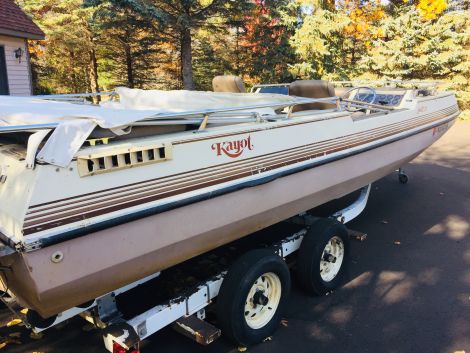 1985 20 foot Kayot Limited SX Deck Boat for sale in Lindstrom, MN - image 1 